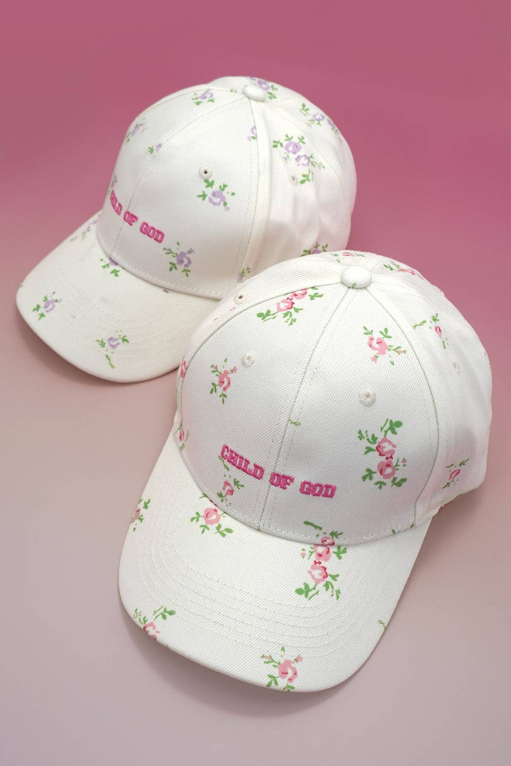 FLORAL CHILD OF GOD CASUAL BASEBALL CAP | 40HW742: LAVENDER