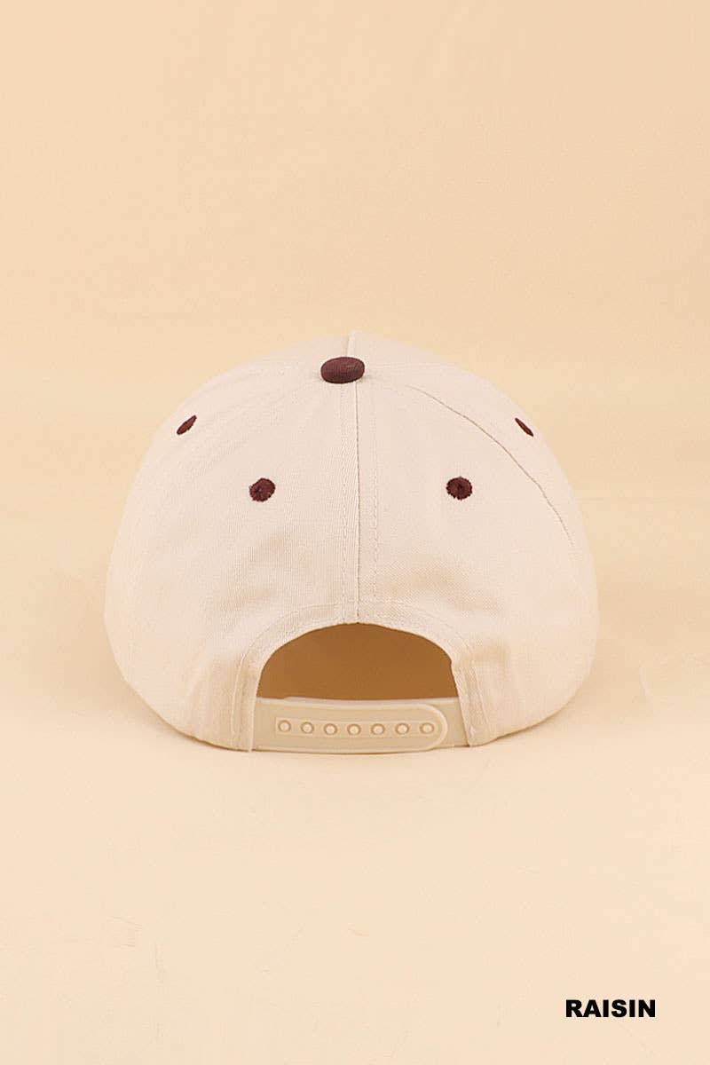 0519 Wifey Two Tone Snapback Hat SI-29856: PAISLEY BLACK-198901 / OS