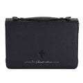 White Dove Bible Cover In Christ Alone Black XXL
