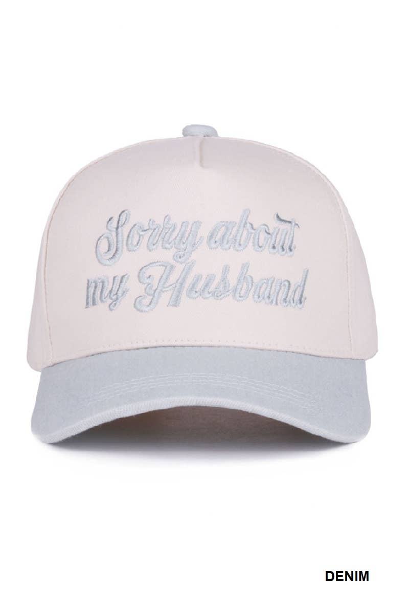 Two Tone Canvas Cotton Cap SI-27994: FLORAL-198985 / OS