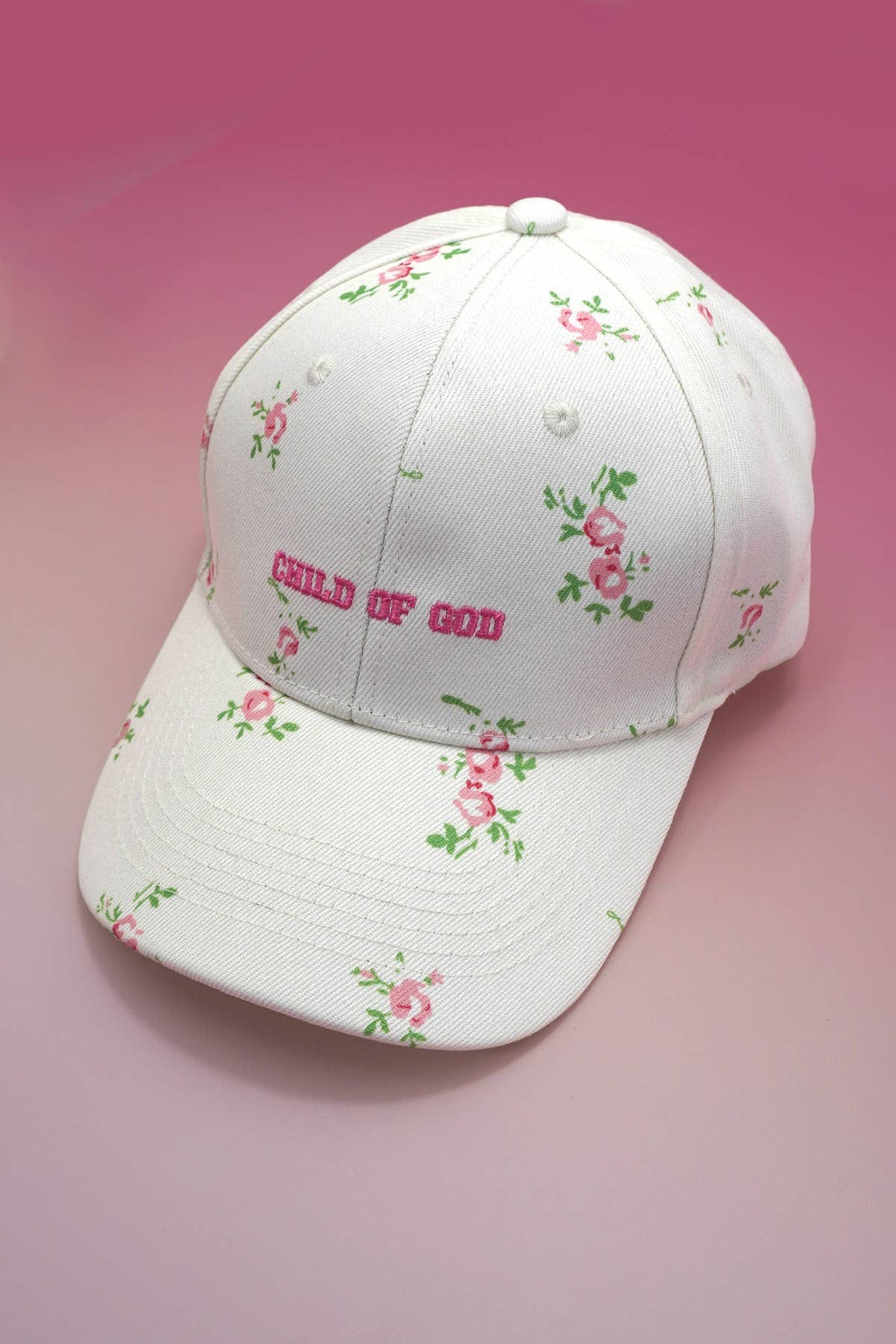 FLORAL CHILD OF GOD CASUAL BASEBALL CAP | 40HW742: LAVENDER