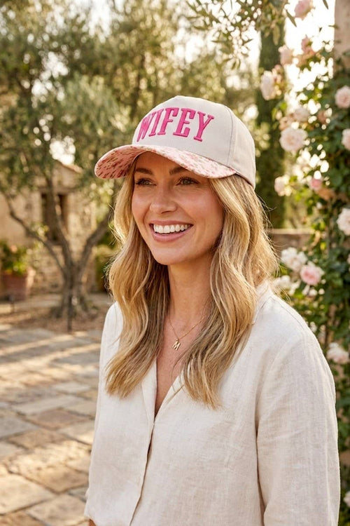 0519 Wifey Two Tone Snapback Hat SI-29856: PAISLEY BLACK-198901 / OS