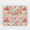Tote Canvas Woman Of God Floral