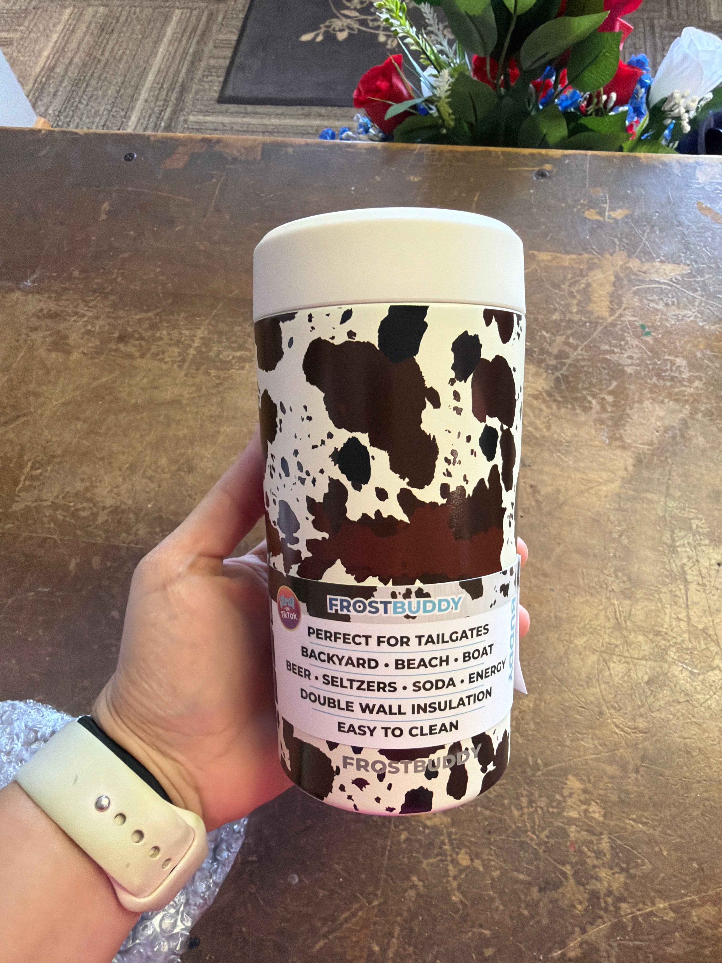 Cow Print Universal Frost Buddy