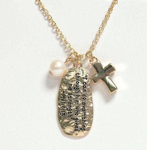 I Am Blessed Necklace: Silver / Each Day Gift