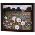Framed Wall Art Wildflower Meadow 14x11