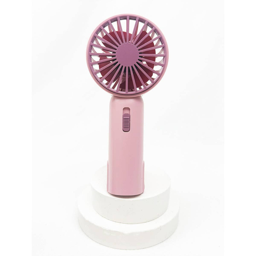 Portable Hand Fan with Pull out Stand: MIX COLOR / ONE(12)