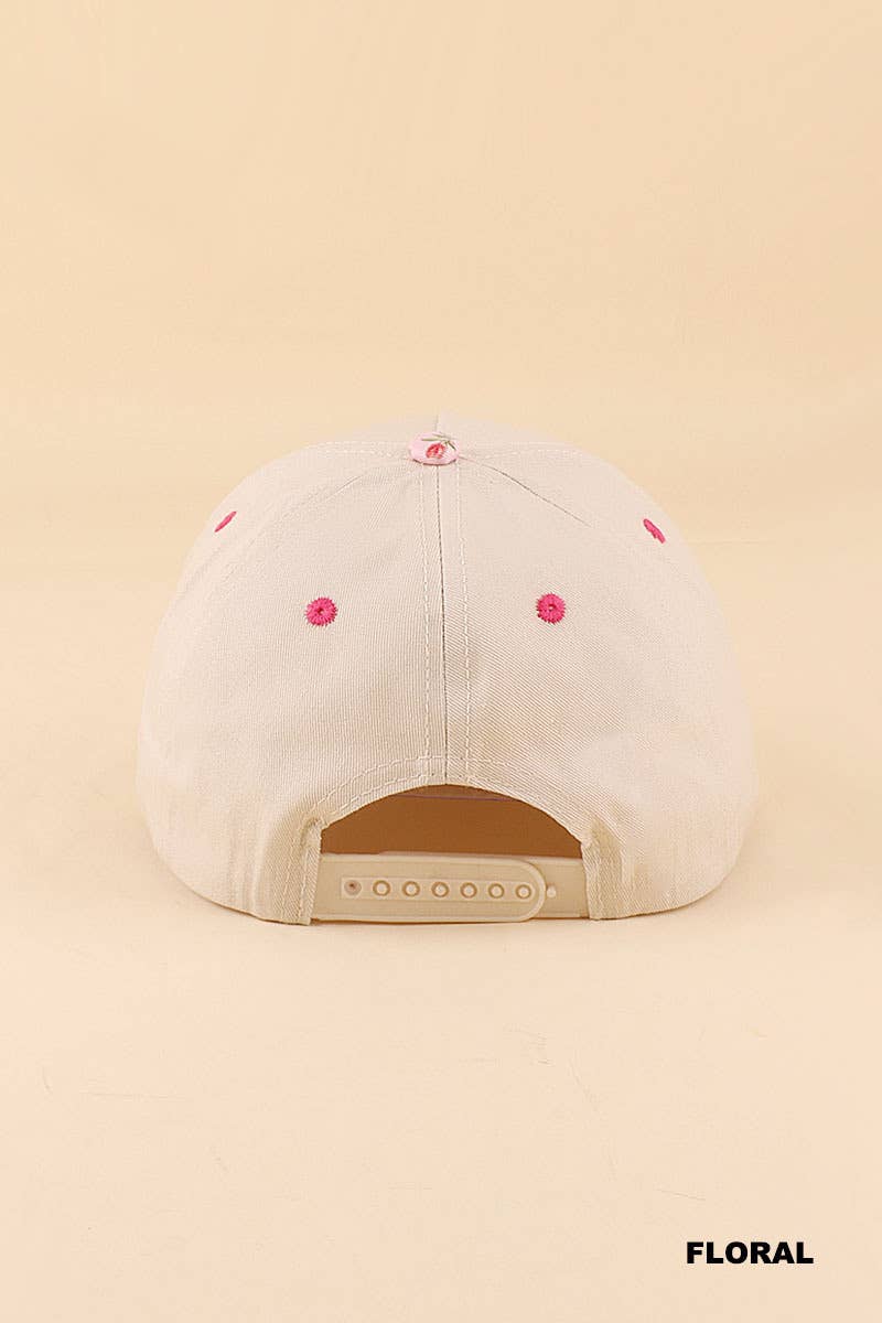 0519 Sorry About My Kids Two Tone Snapback Hat SI-29863: FLORAL-198971 / OS
