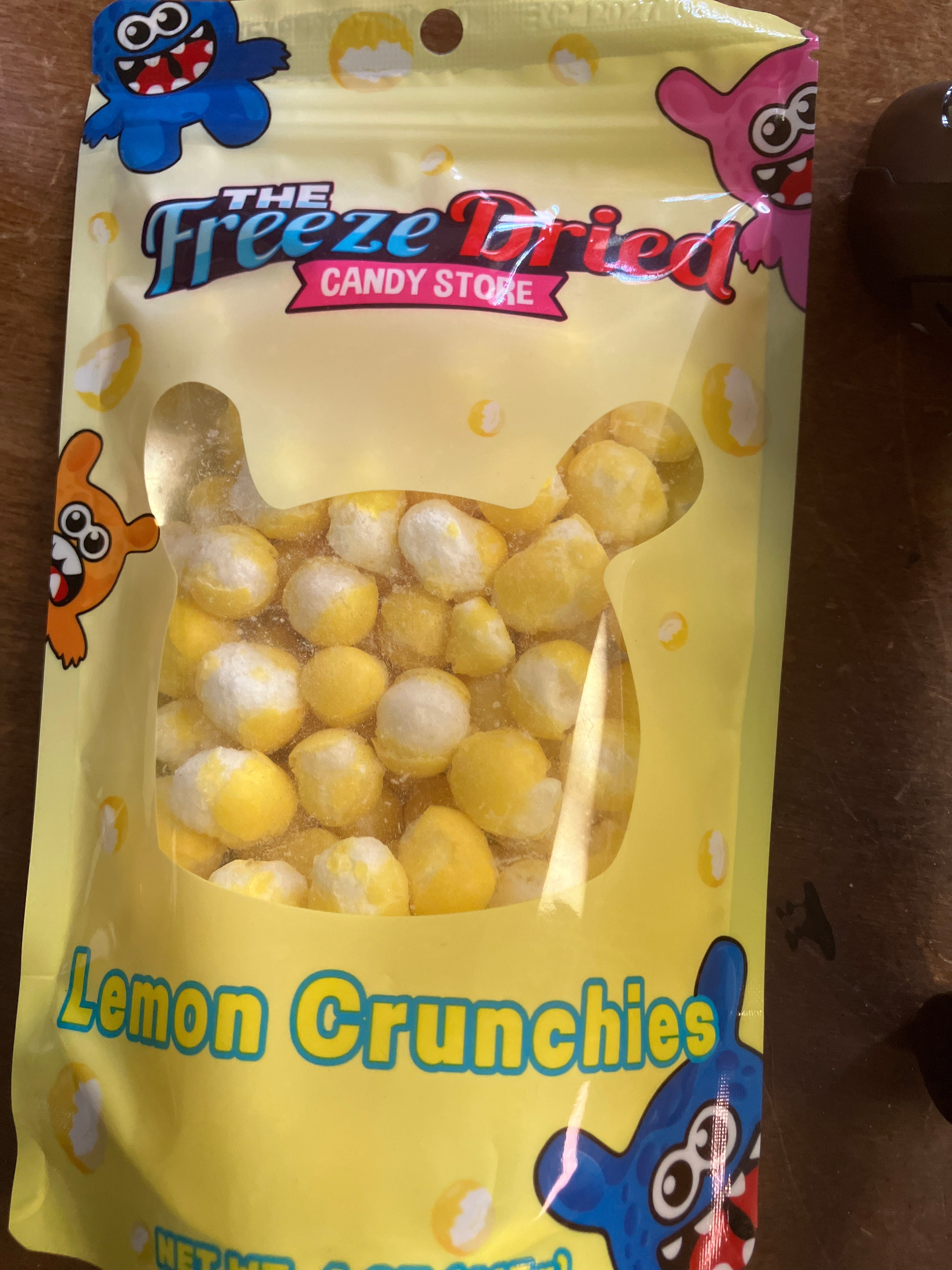 Freeze Dried Lemon Crunchies