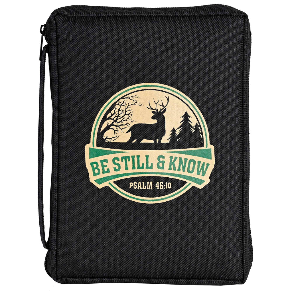 Bible Case Deer Be Still & Know Large Print