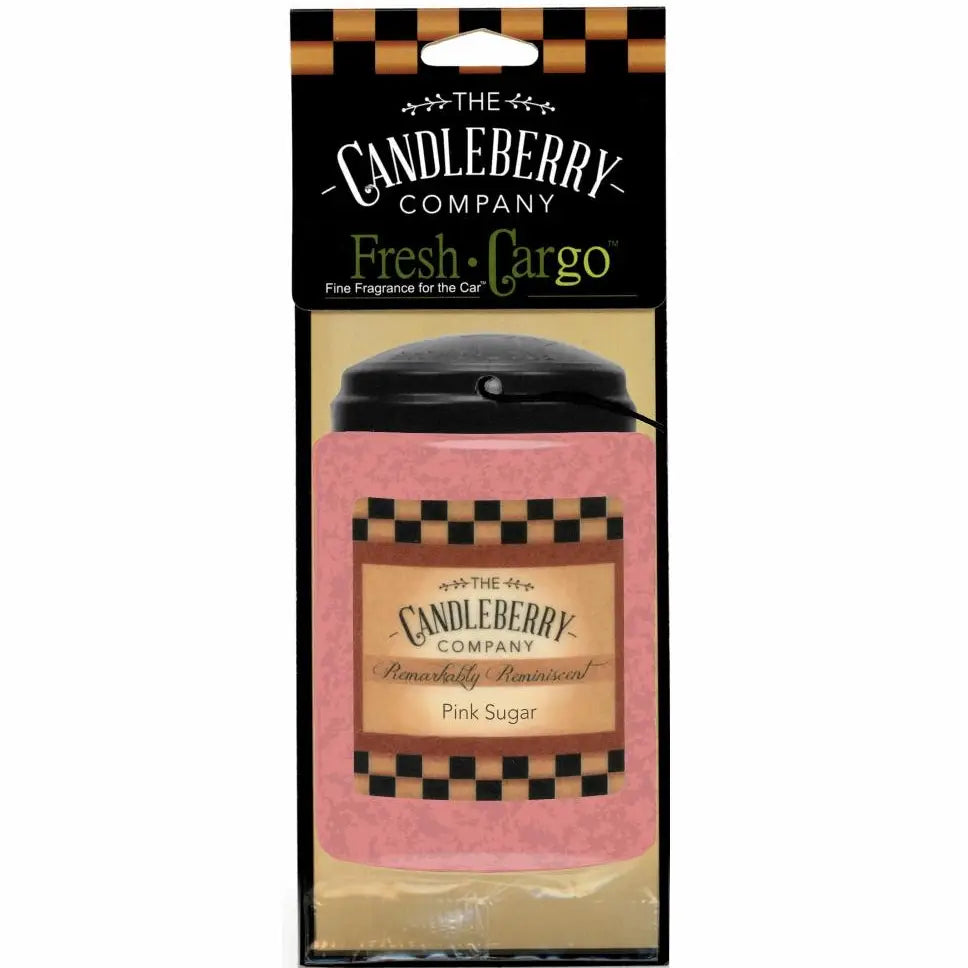Candleberry Pink Sugar Car Freshie