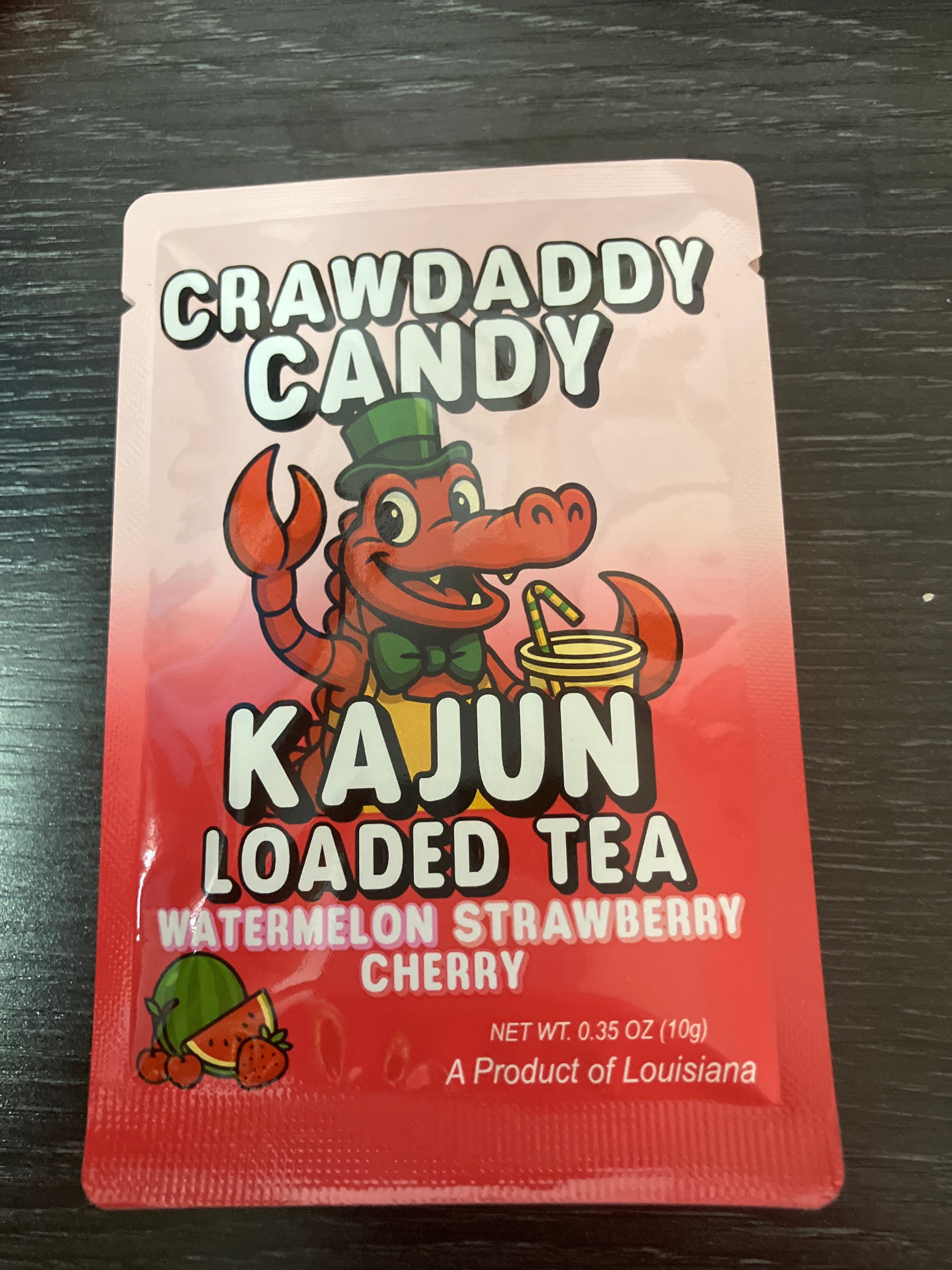 Crawdaddy candy kajun loaded tea