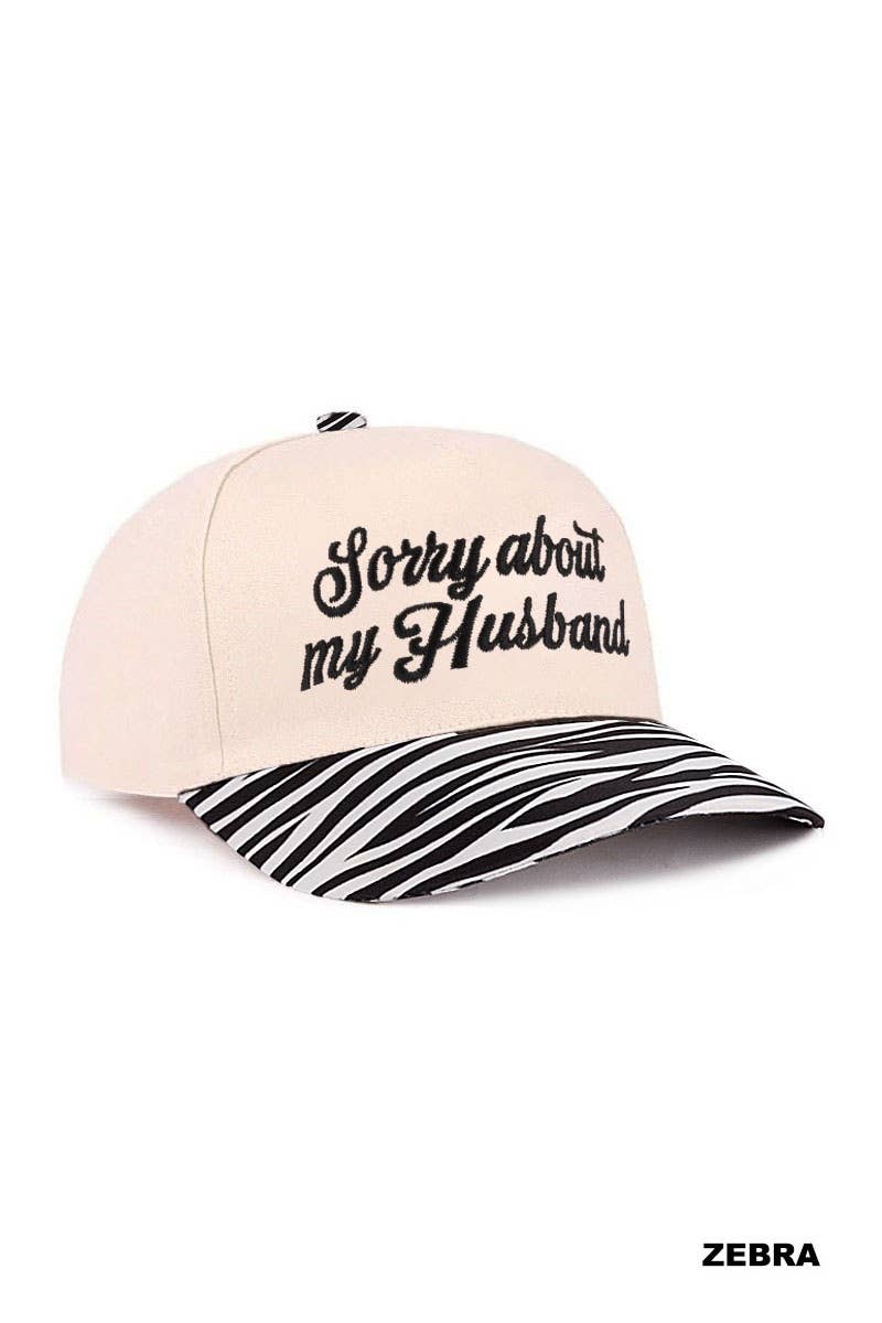 Two Tone Canvas Cotton Cap SI-27994: FLORAL-198985 / OS