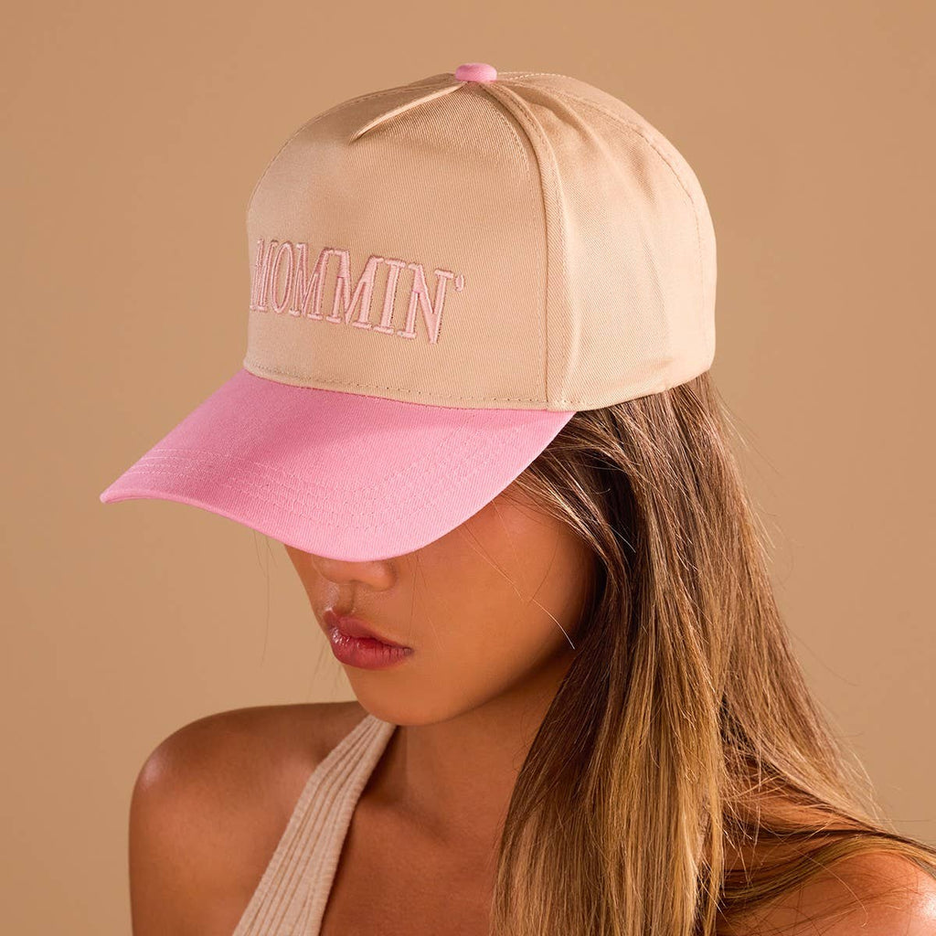 MOMMIN Embroidered Trucker Hat - Vintage Style | 40HW749: Animal