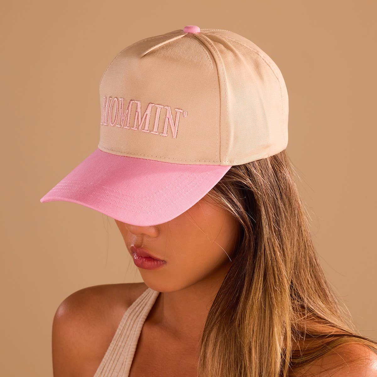 MOMMIN Embroidered Trucker Hat - Vintage Style | 40HW749: Animal