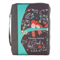 Bible Cover Value Gray/Tree Printed God's Love Eph. 3:17: Large