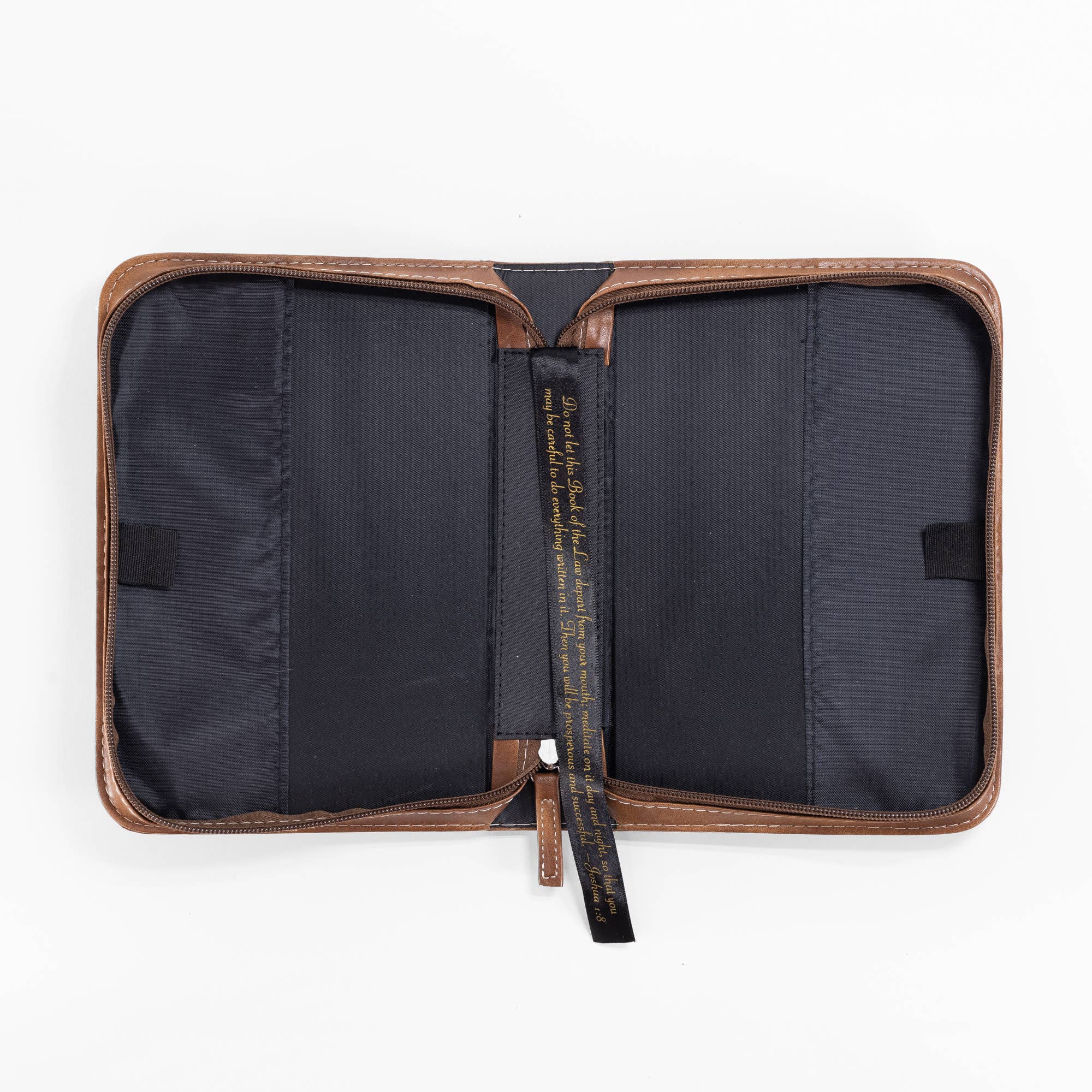 Divine Details: Bible Cover: Brown & Black Trust in the Lord: XXL