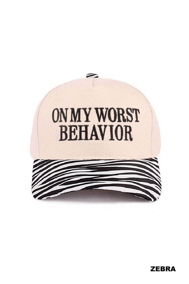 Two Tone Canvas Cotton Cap: COW-198365 / OS