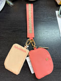 Lulumelon Wristlet Peach/Coral