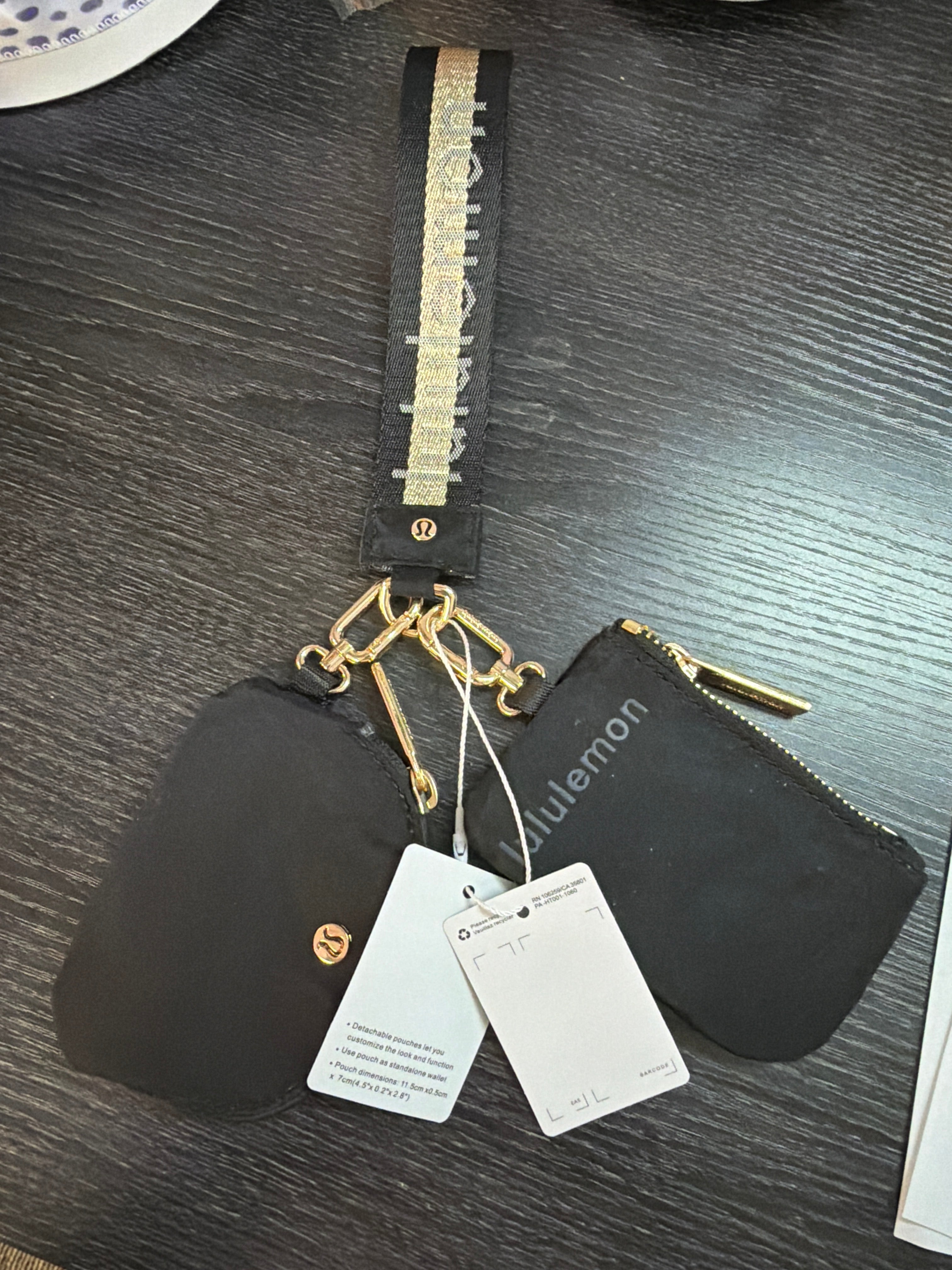 Lulumelon Wristlet Black