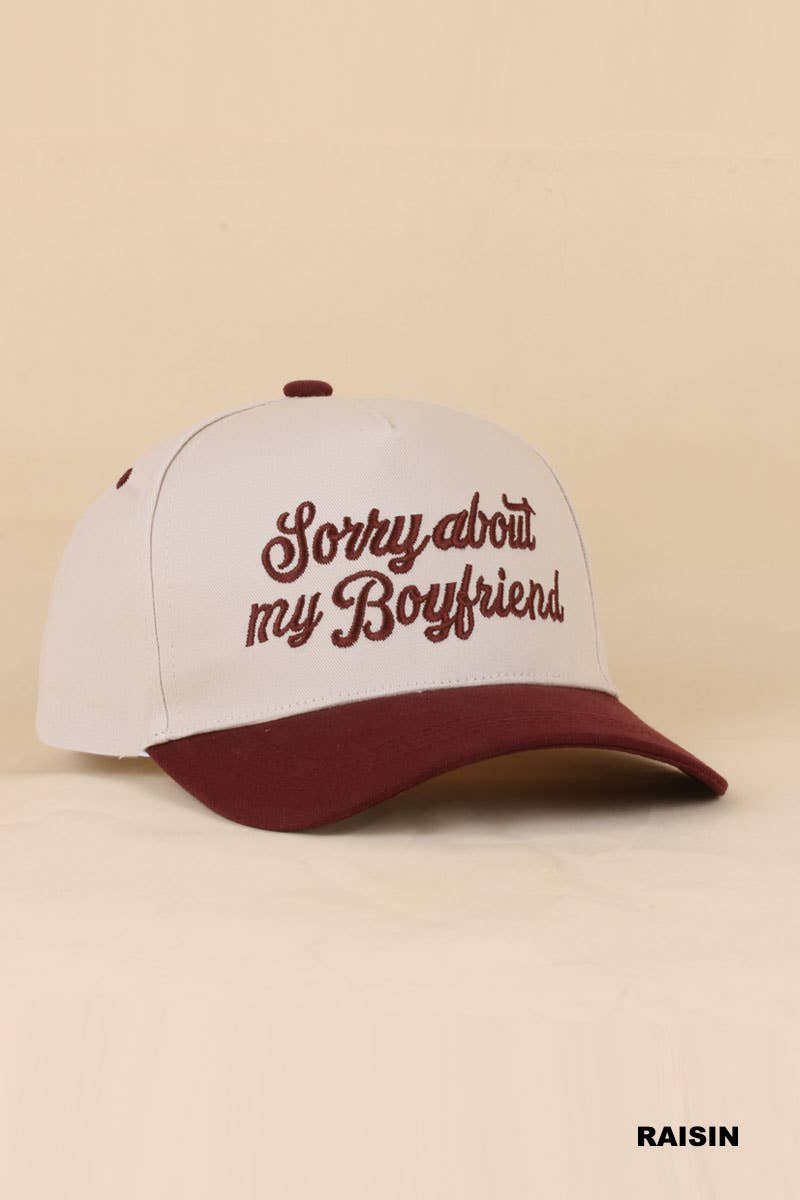 Two Tone Canvas Cotton Cap SI-27994: FLORAL-198985 / OS