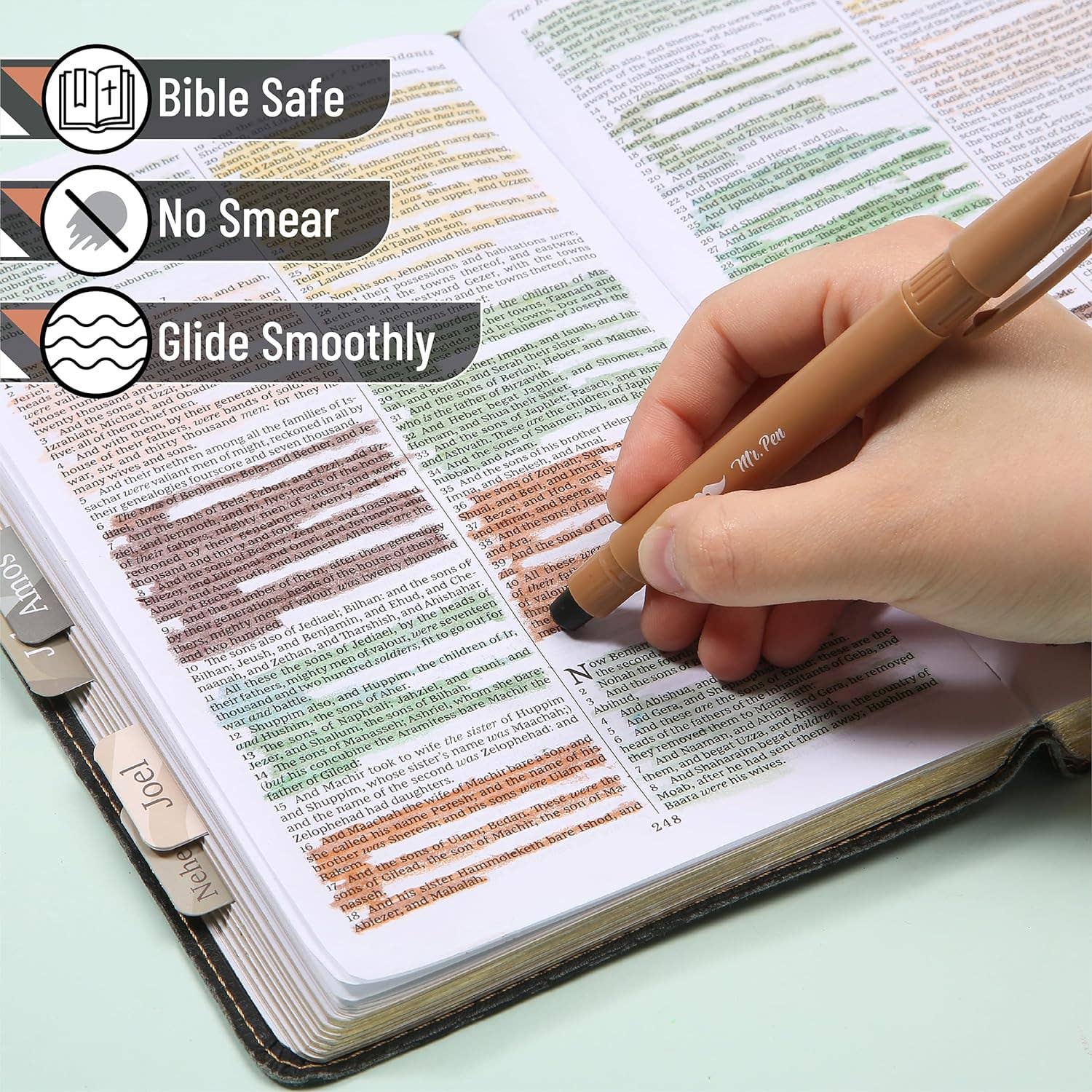 Bible Gel Highlighters Assorted Colors