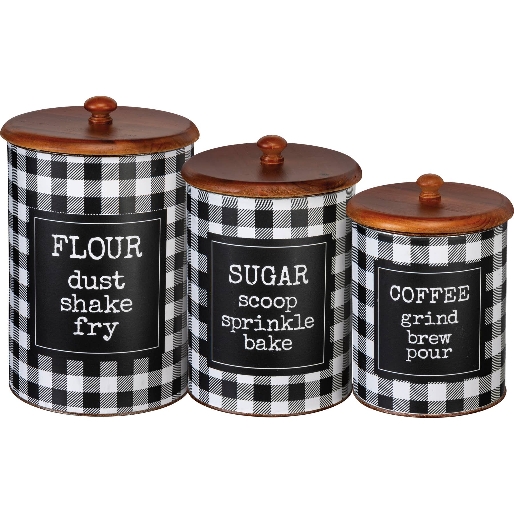 Flour Sugar Coffee Canister Set