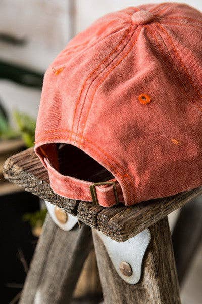 WASHED SHERPA MAMA BASEBALL CAP 40HW701: PINK COSMOS