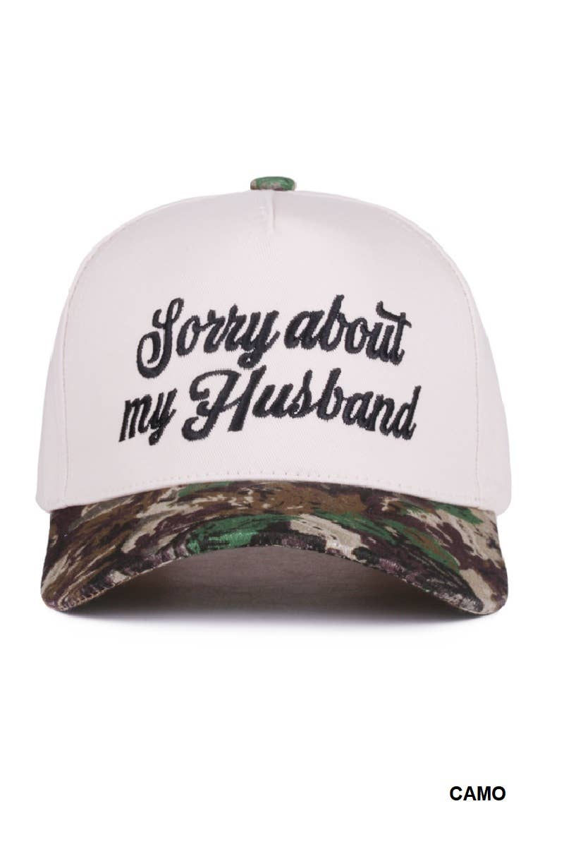 Two Tone Canvas Cotton Cap SI-27994: FLORAL-198985 / OS