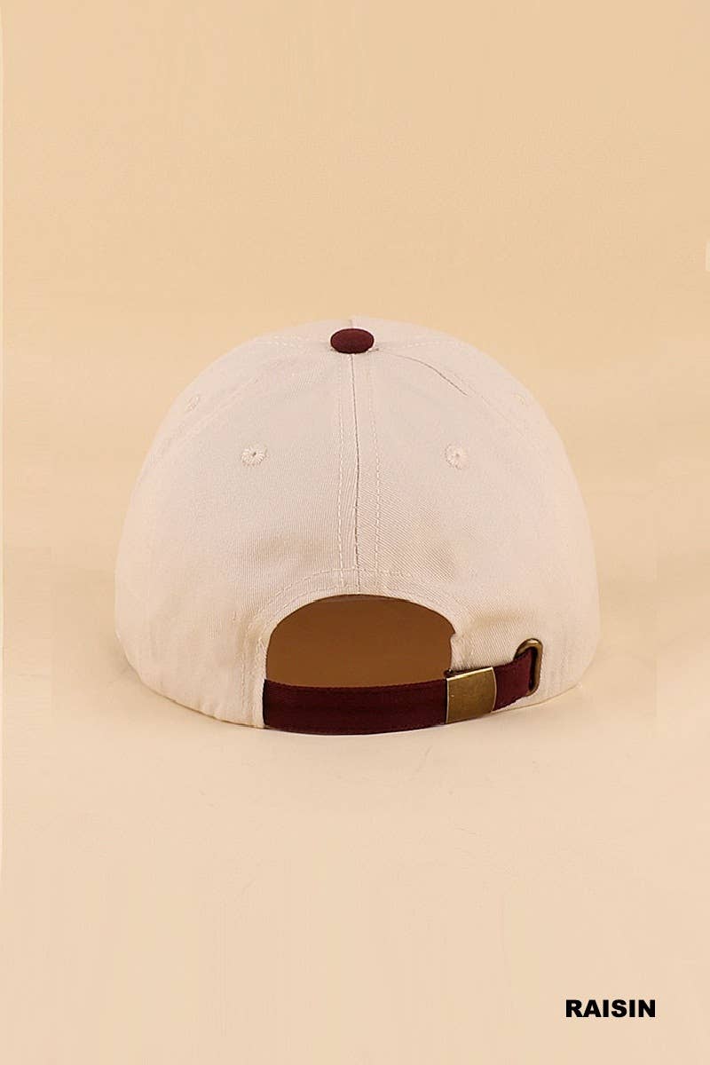 0512 That Sounds Like My Husband’s Problem Two Tone Cotton Hat SI: PAISLEY BLACK-198635 / OS