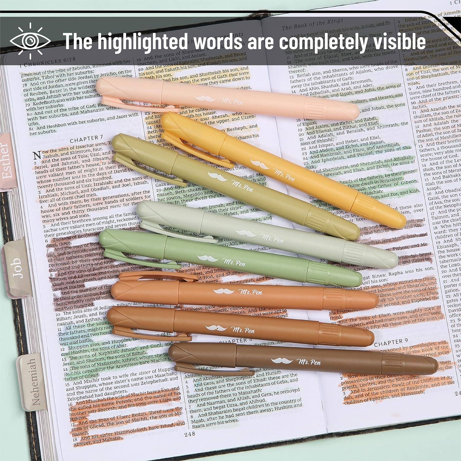 Bible Gel Highlighters Assorted Colors