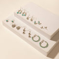 Prairie Trinket Earrings Set in Saddle Silver: Saddle Silver
