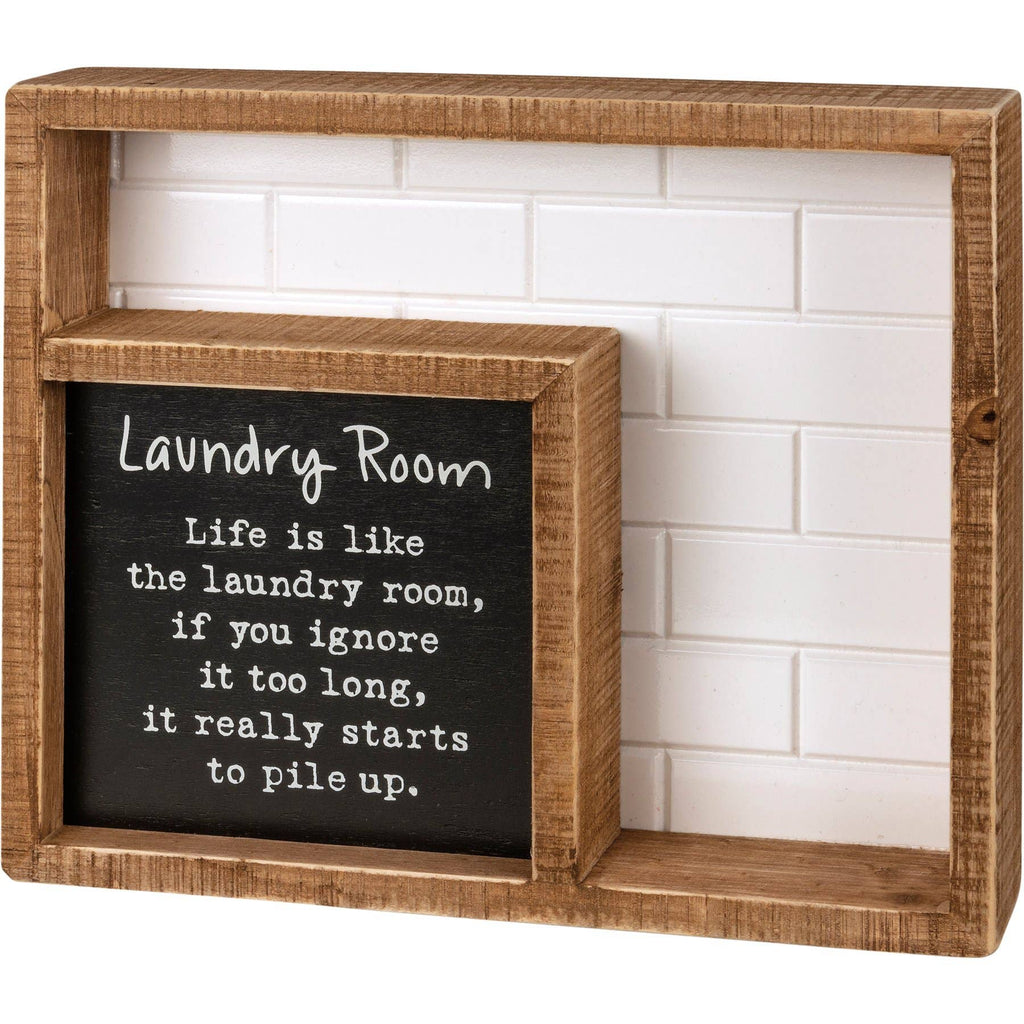 Pile Up Inset Box Sign