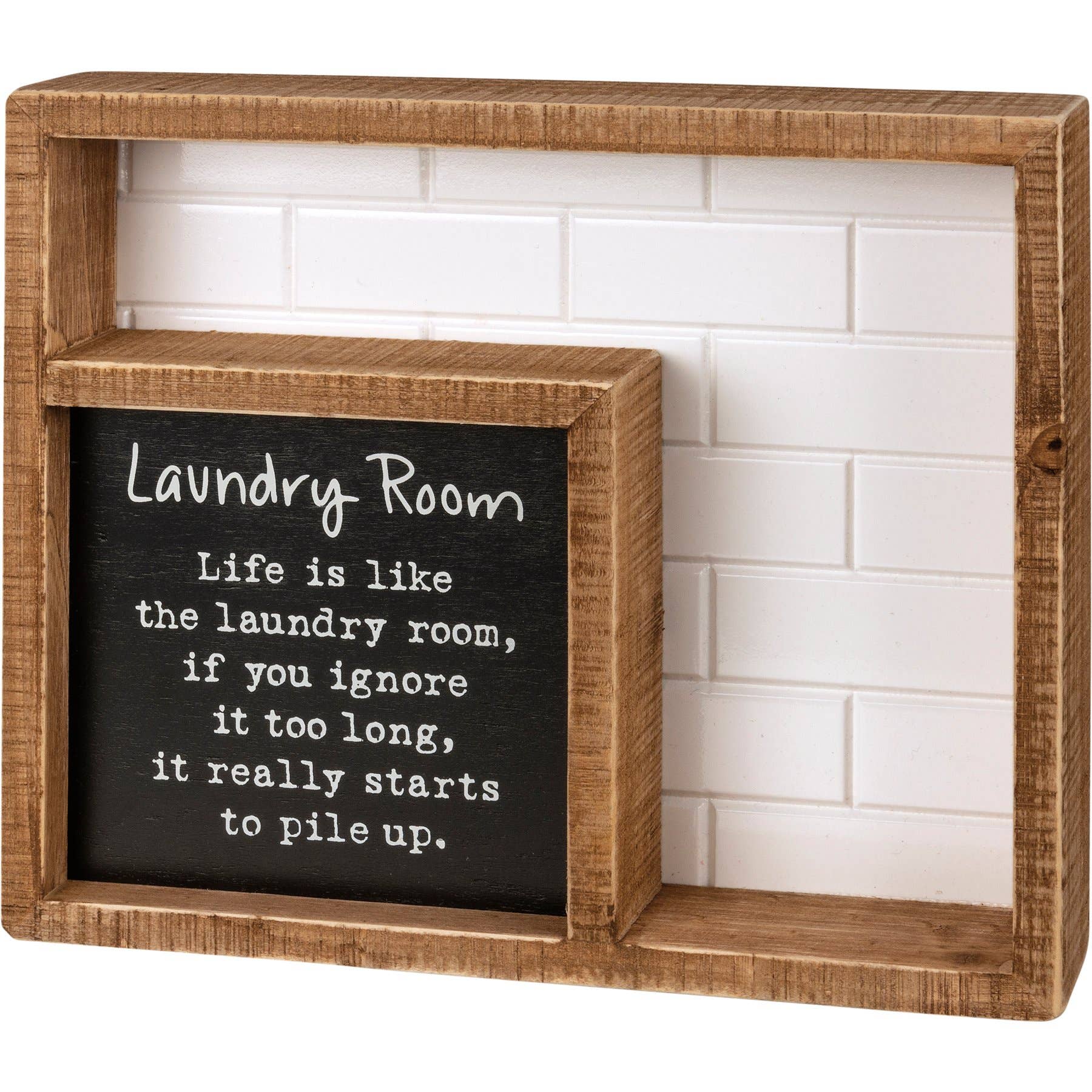 Pile Up Inset Box Sign