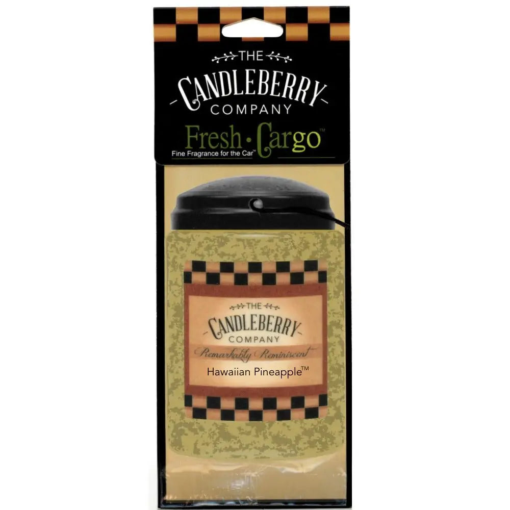 Candleberry Hawaiian Pineapple Car Freshie