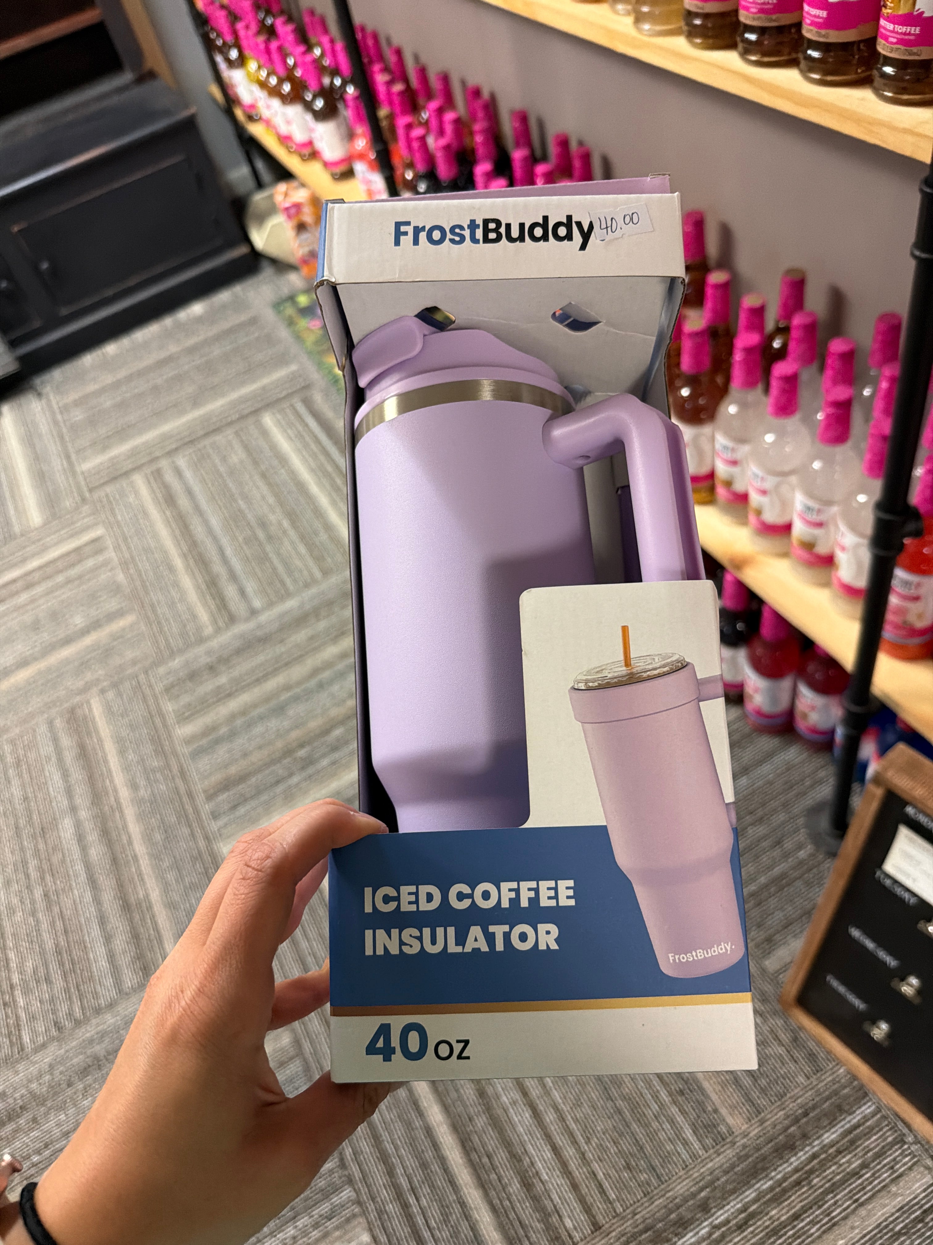 40oz Iced Coffee Insulator
