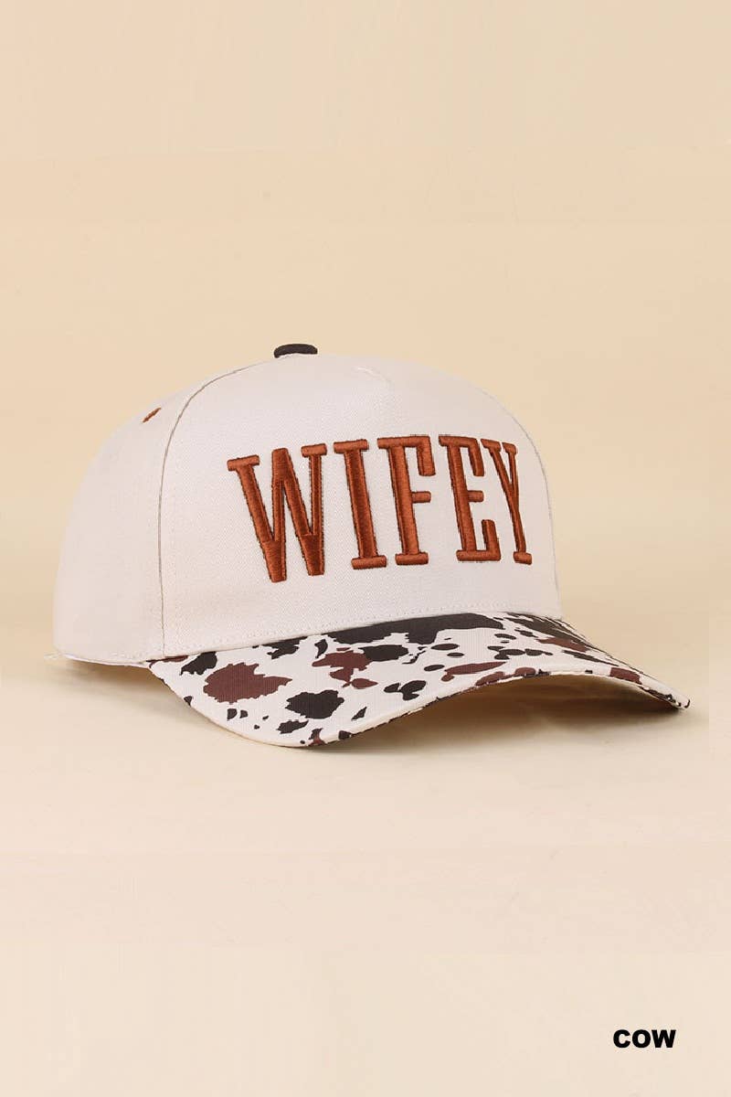0519 Wifey Two Tone Snapback Hat SI-29856: PAISLEY BLACK-198901 / OS