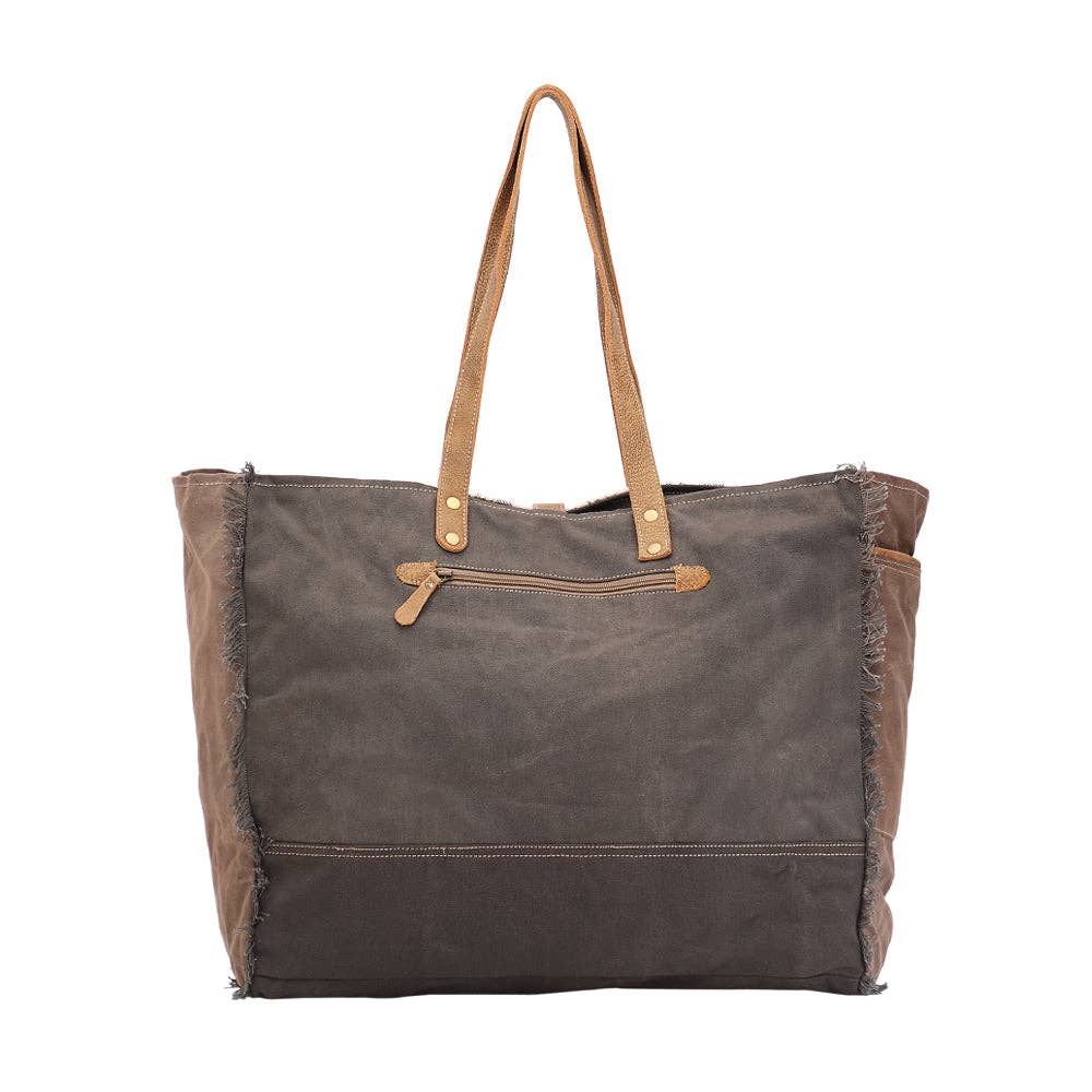 Ursinia Weekender Bag: Cow-Hide