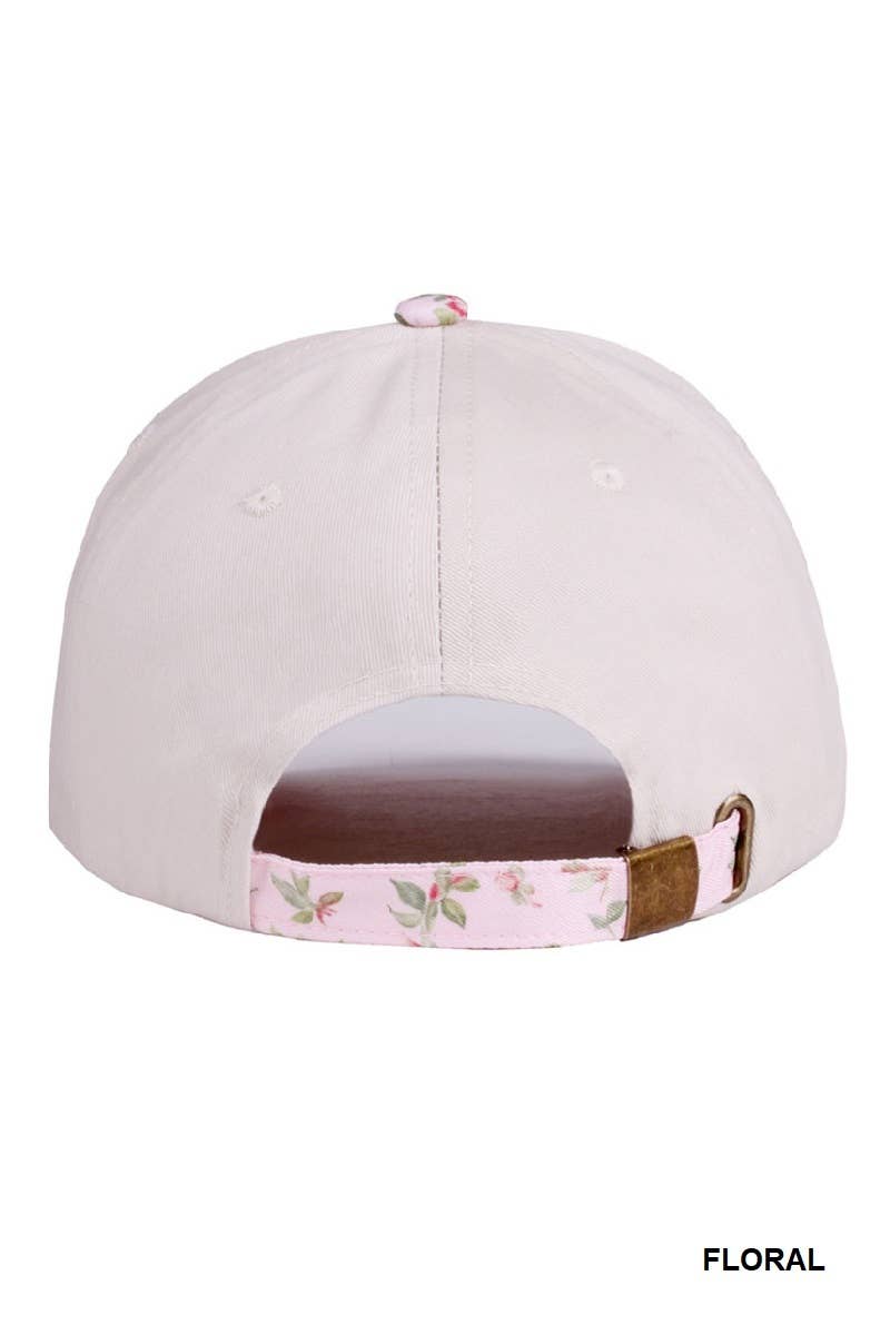 0718 God Is Good All The Time Two Tone Cap SI-28124: PAISLEY BLACK-198326 / OS