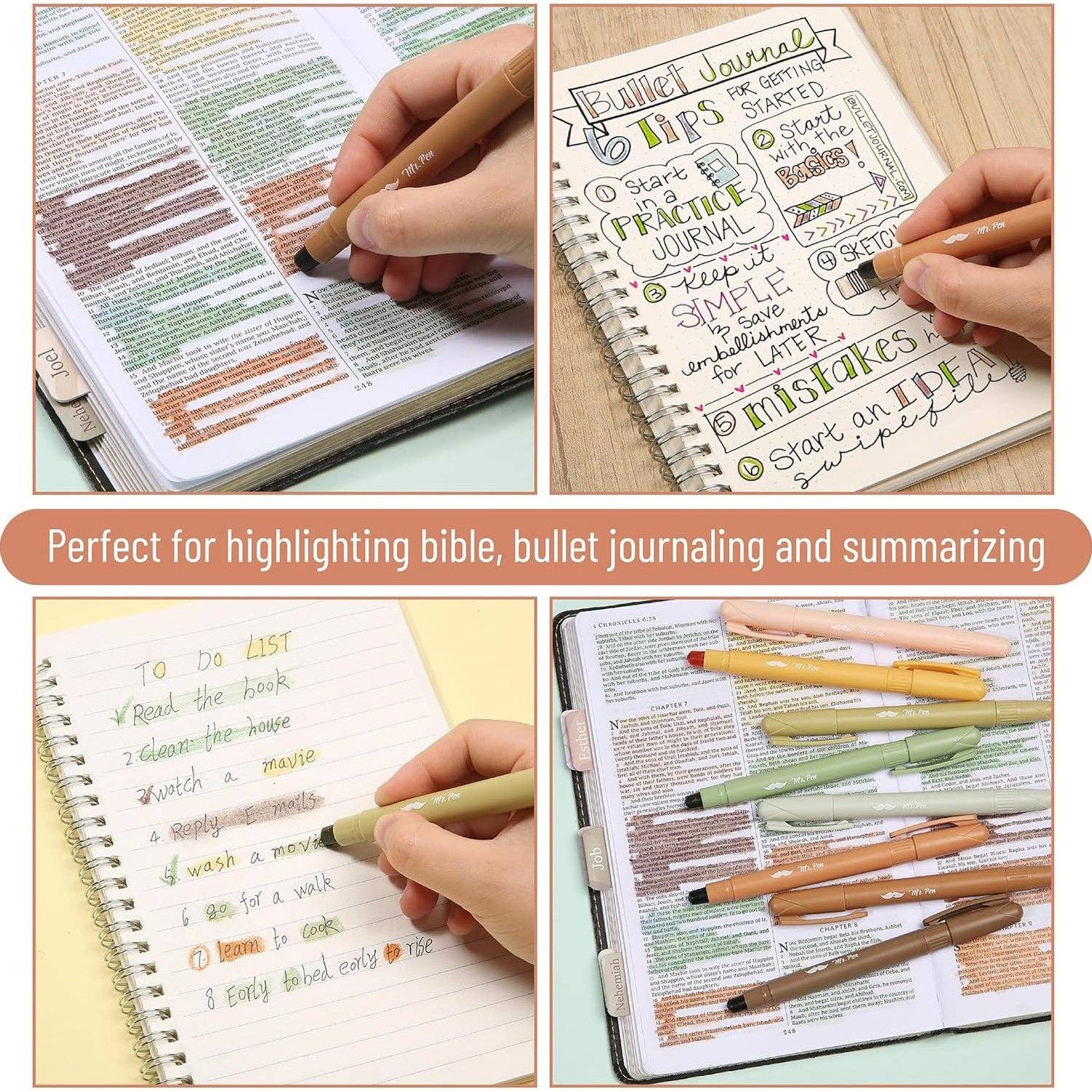 Bible Gel Highlighters Assorted Colors