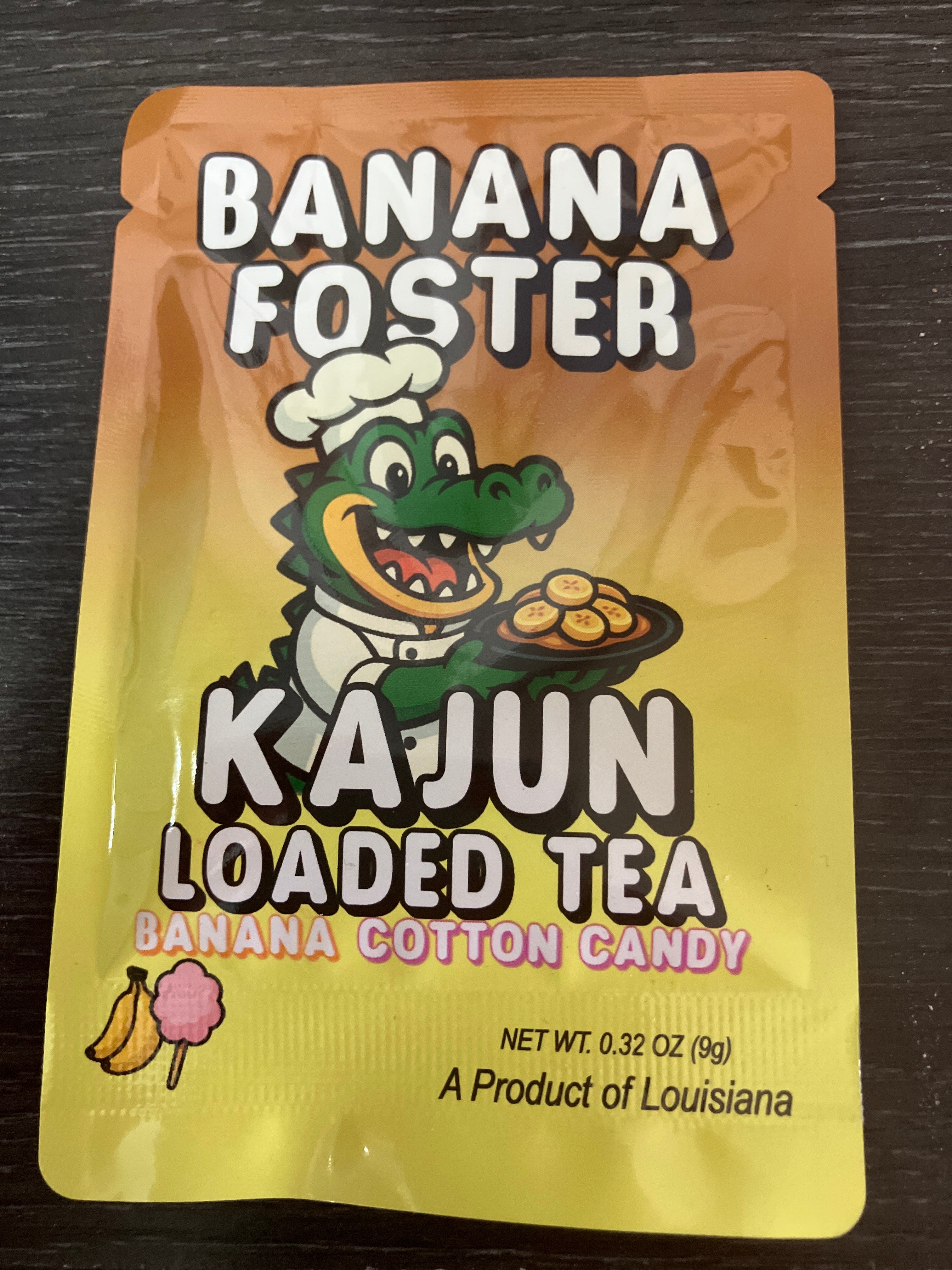 Banana foster kajun loaded tea