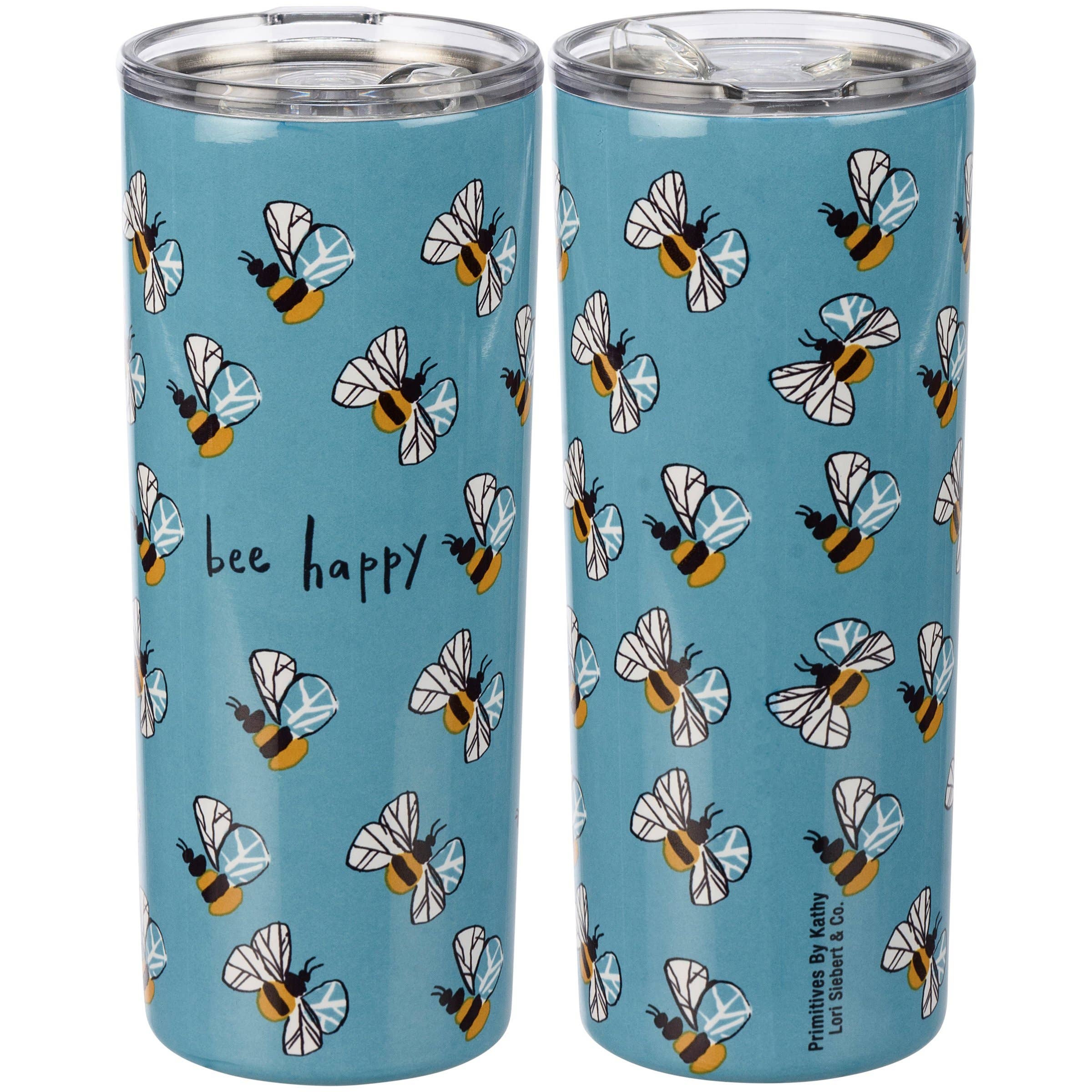 Bee Happy Coffee Tumbler
