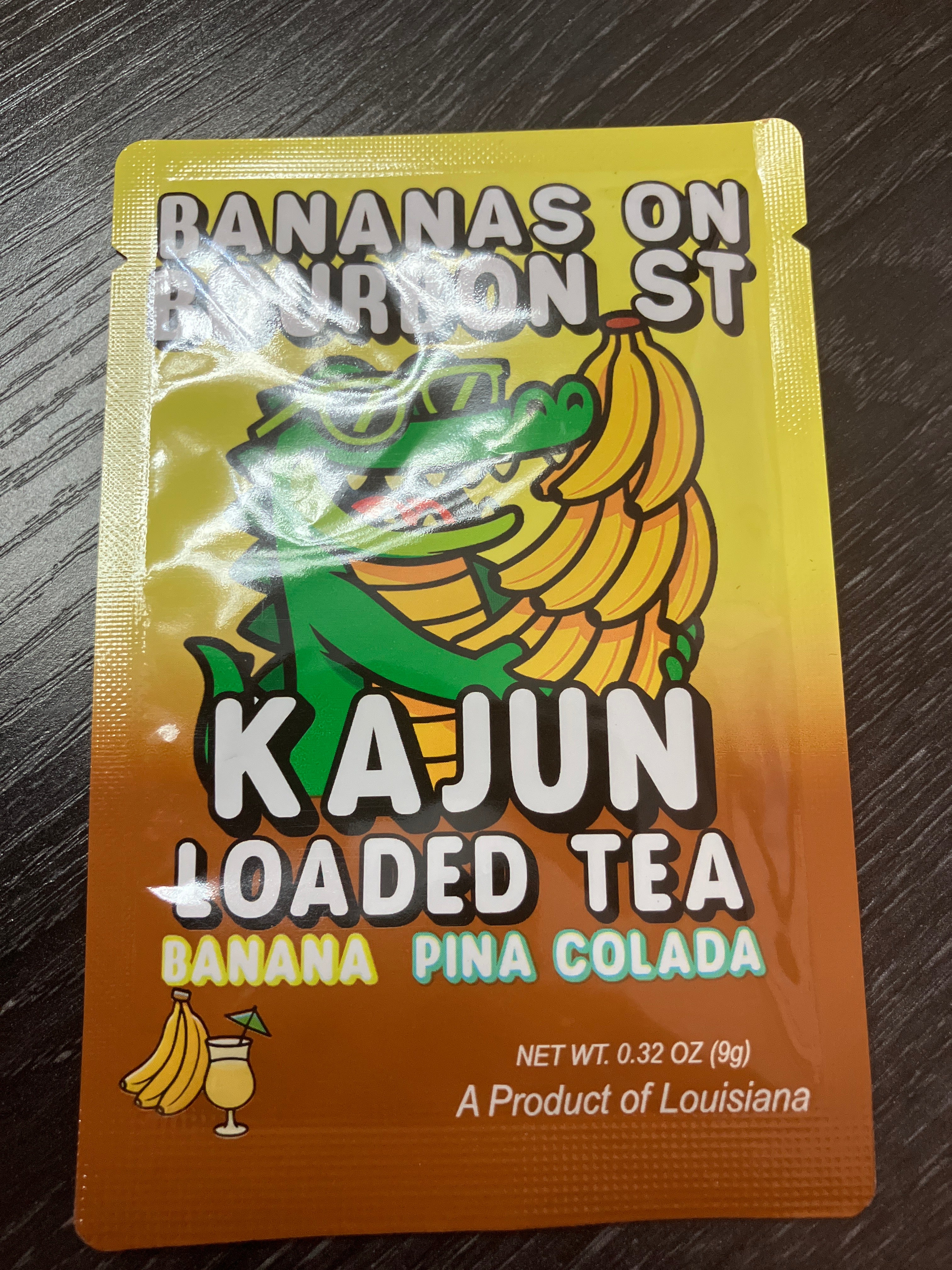Bananas on Bourbon St Kajun loaded Tea