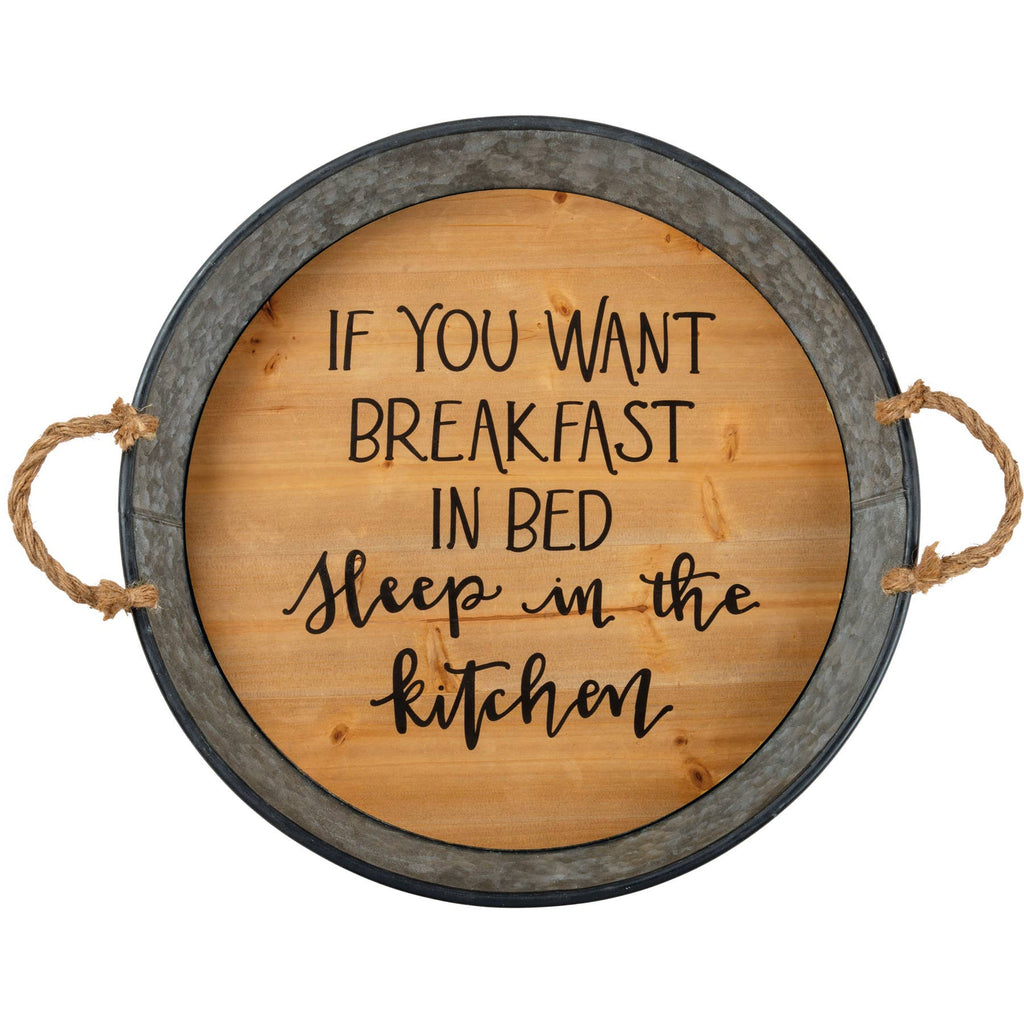 Breakfast In Bed Sleep In The Kitchen Tray