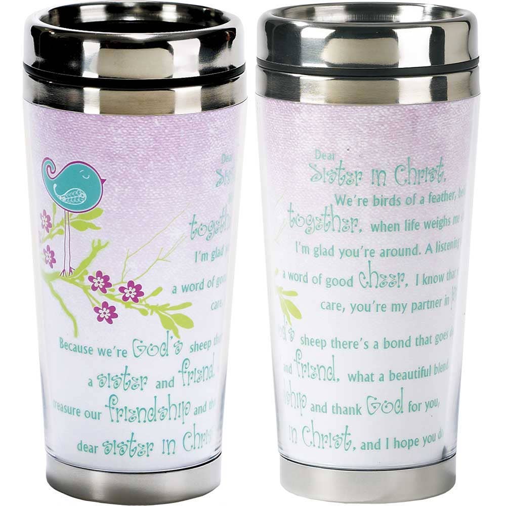 Sisters In Christ Travel Mug 16 oz