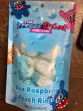 Freeze Dried Blue Raspberry Peach Rings