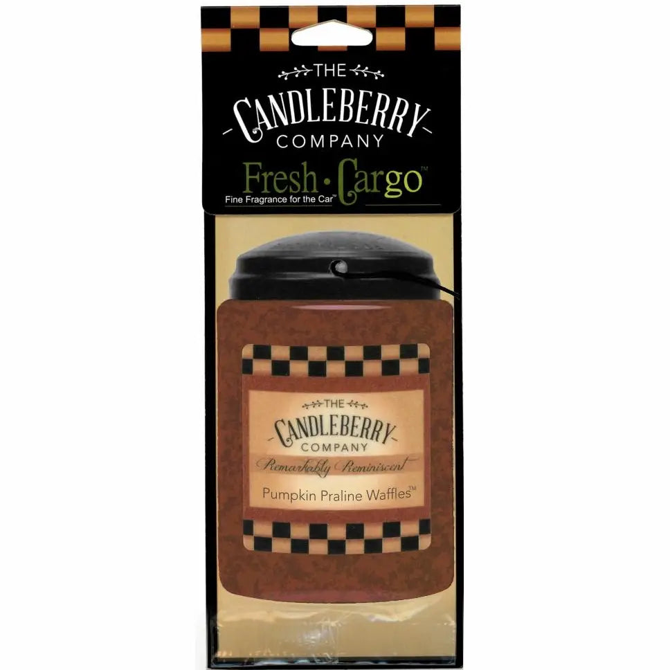 Candleberry Pumpkin Praline Waffles car freshie