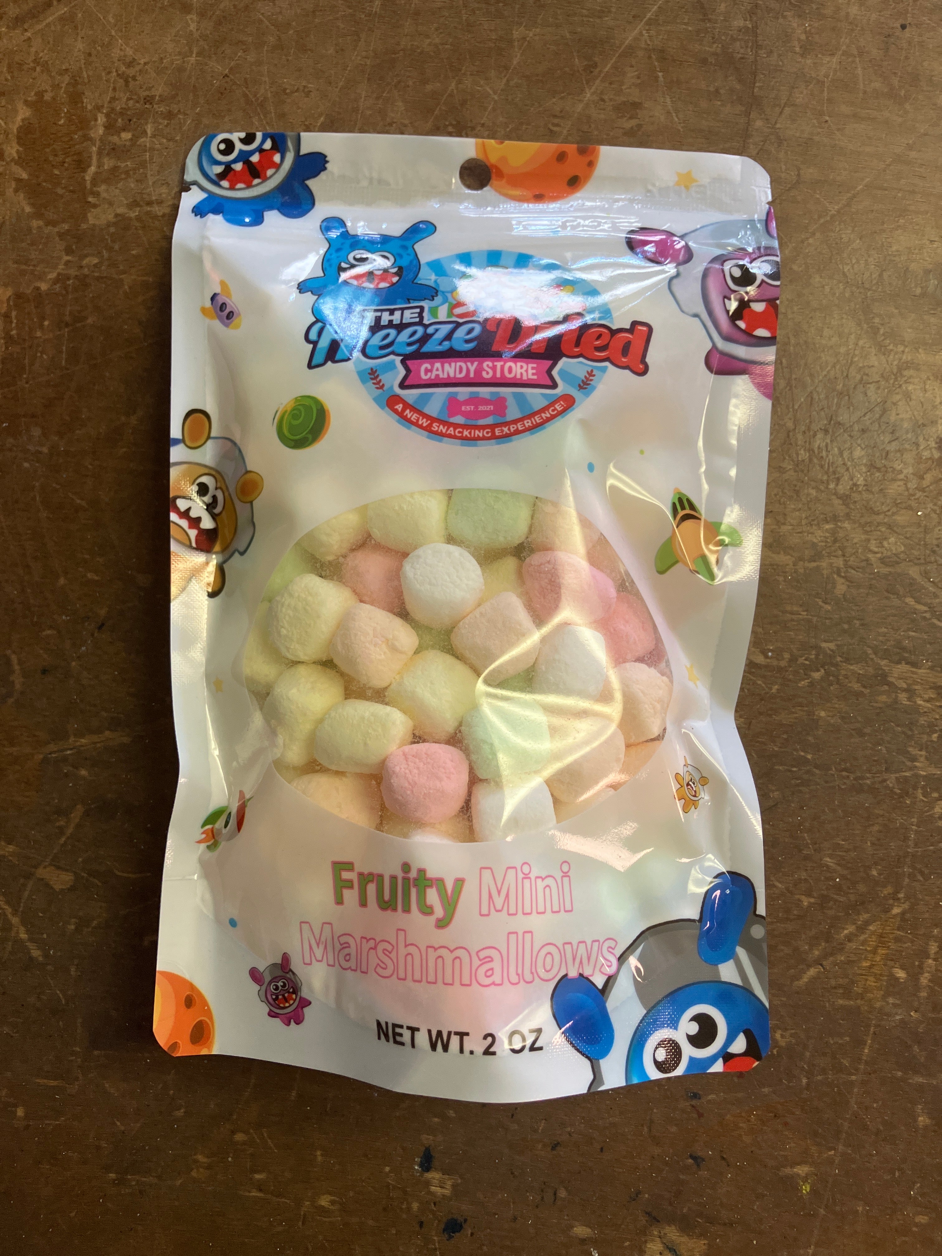 Freeze Dried Fruity Mini Marshmallows