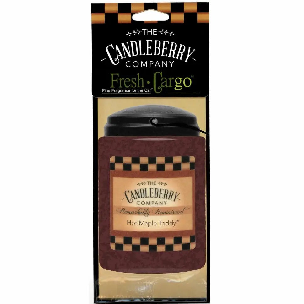 Candleberry Hot Maple Toddy Car Freshie