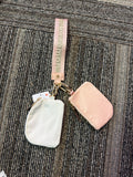 Lulumelon Wristlet Peach/Cream